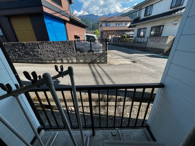 曽我部ハイツ　B棟のバルコニー