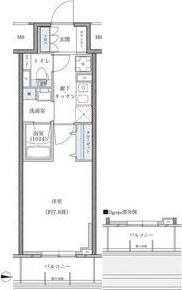 パークアクシス新栄の間取り