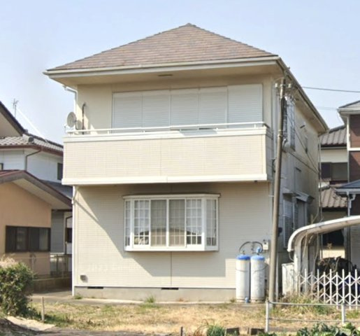 大網白里市南飯塚  中古戸建の外観|リビング約18.5帖2階リビング  洋室約15帖 サウナ付 スーパーカスミ徒歩約14分 閑静な立地