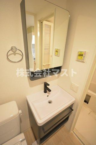 セレニテ難波グランデシュッドの洗面所