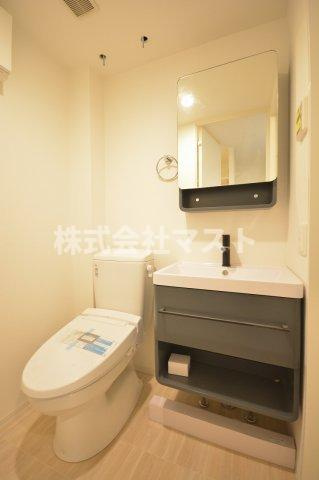 セレニテ難波グランデシュッドの洗面所