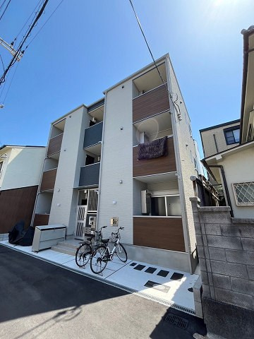 大阪市西淀川区姫里１丁目のアパートの外観