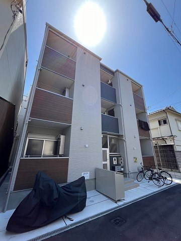 大阪市西淀川区姫里１丁目のアパートの外観