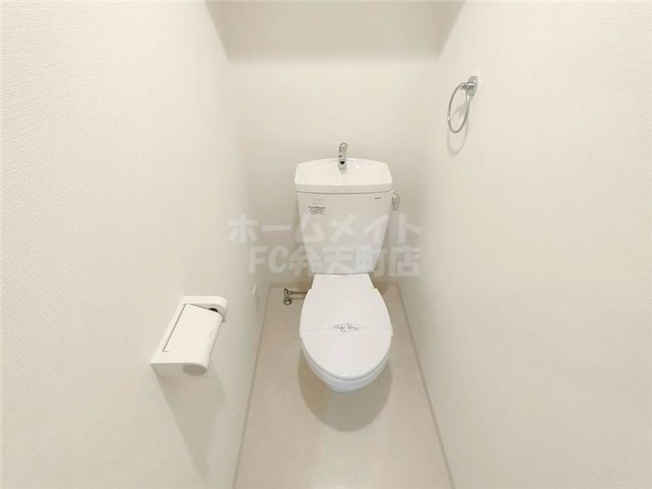 【トイレ】 | プレミアムコート大正フロント | 清潔感のあるトイレです