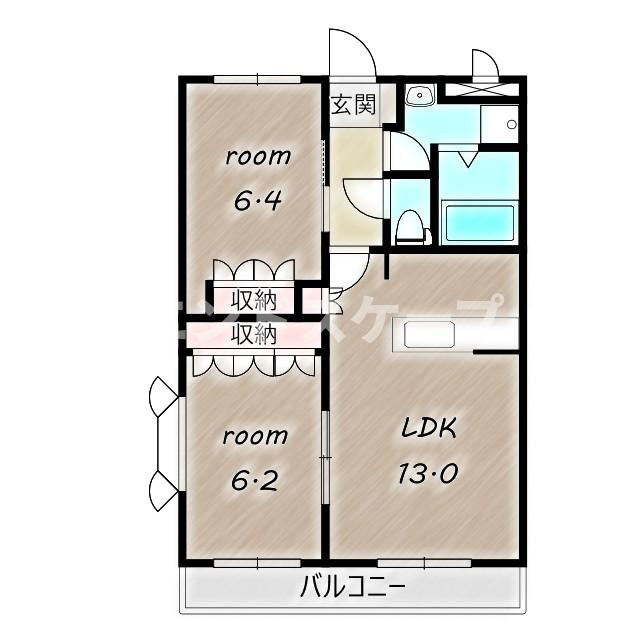 モデルナ江木の間取り|高崎、前橋のお部屋探しはエンドスケープまで！お客様の理想お聞かせ下さい♪