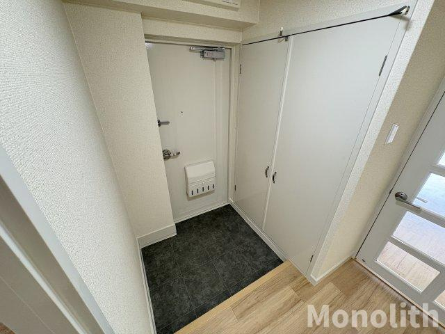 泉北鴨谷台３丁6号棟の玄関