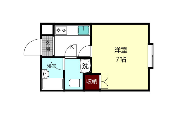 リヴェルテ生駒の間取り