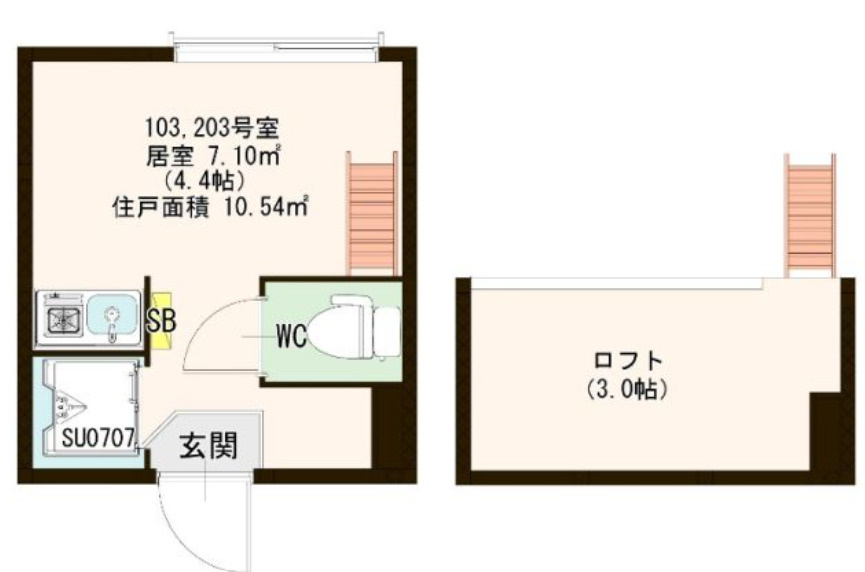 sanando南阿佐ヶ谷の間取り