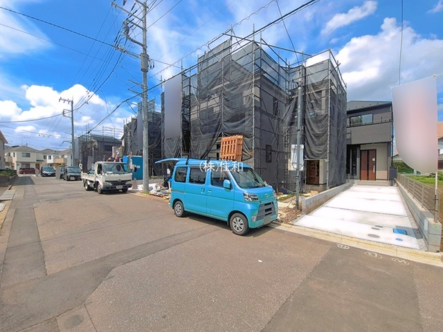 【新築分譲住宅】川越市砂新田29期の前面道路含む現地写真