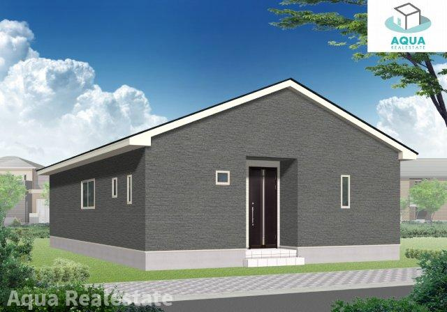 丸亀市垂水町の新築一戸建の完成予想図|外観の完成予想図です