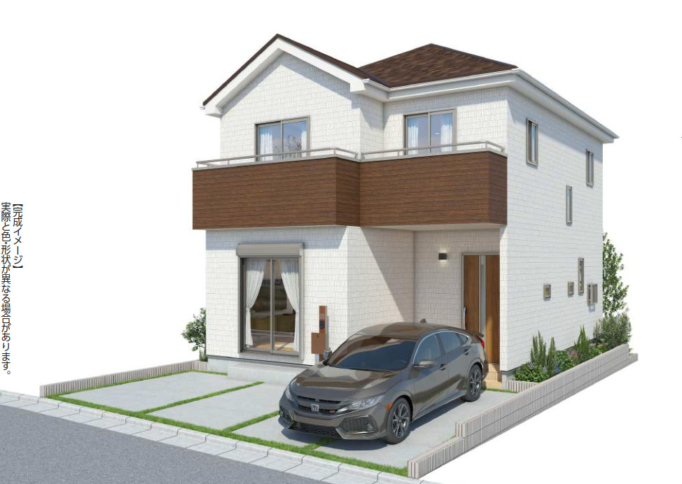 新築／志木市本町２丁目の外観パース|外観パースはイメージです