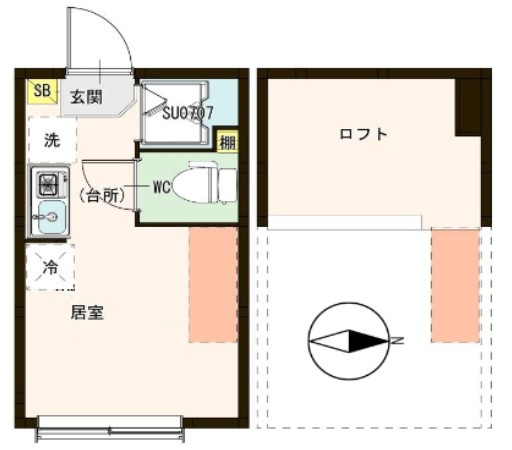 エスタディオ北千住の間取り