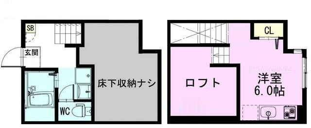 ＲＩＺＥＳＴ　ルミエンの間取り|間取りです。