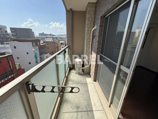 ホープ池田栄本町のバルコニー