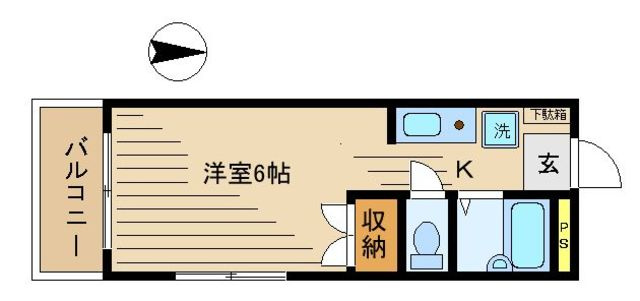 レジデンスKUROSUの間取り