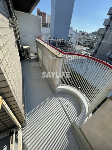グレースすわのバルコニー