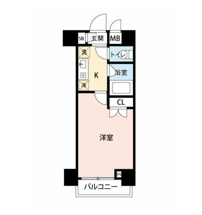 プライマル西船橋の間取り