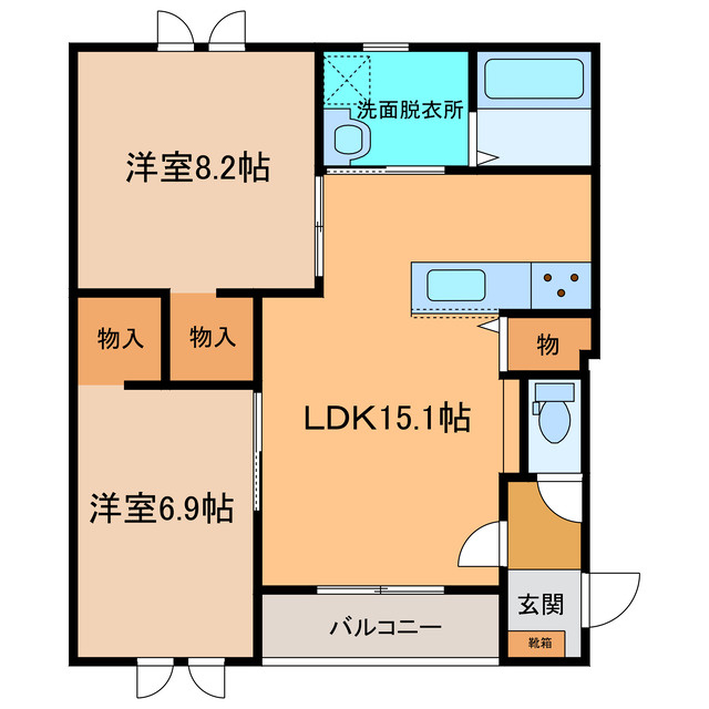 Oneselfの間取り