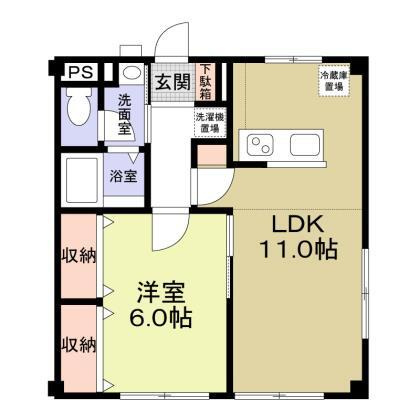 エステート船橋の間取り