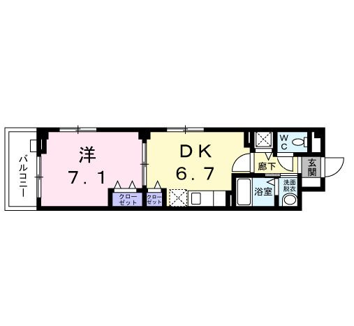 ピノ　フォルトゥーナの間取り|間取りです。
