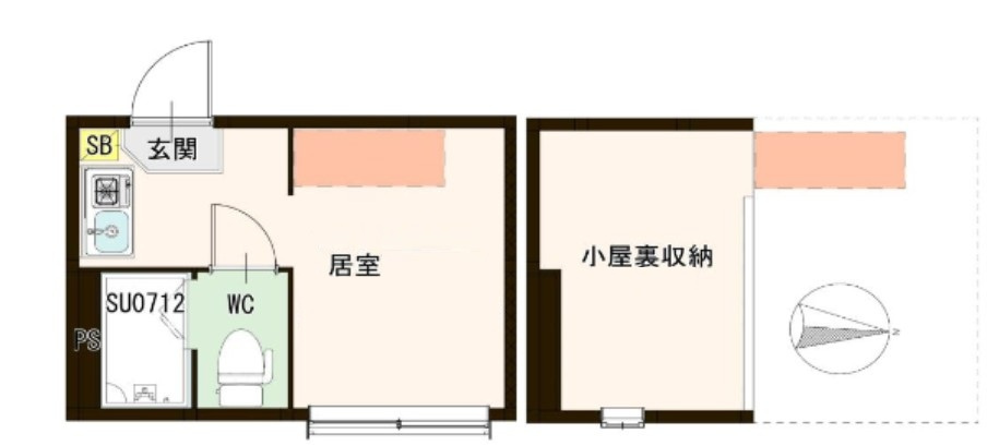 Jewel Court北千住の間取り