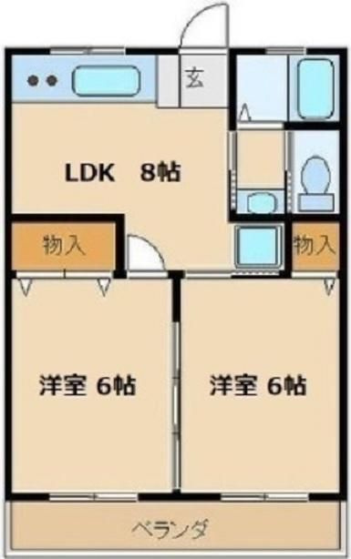 ｄオリオン青梅の間取り