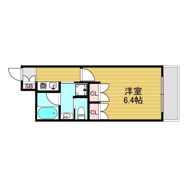 サムティ三国本町レジデンスの間取り