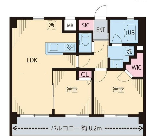 Ｍｉａ　Ｃａｓａ　Ⅰの間取り|間取りです。