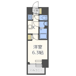 プレサンスＯＳＡＫＡ　ＤＯＭＥＣＩＴＹワンダの間取り