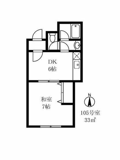 【間取り】 | シャトルハイツ田中