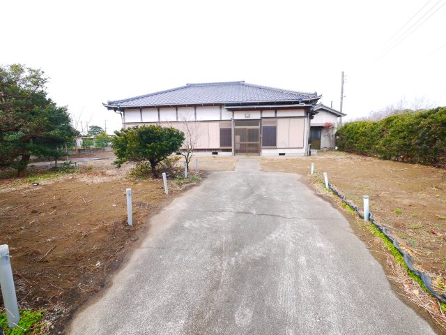 山武市蓮沼ハ　中古戸建の外観|敷地約149坪 ４LDK平家+倉庫（キッチン+シャワー室付）