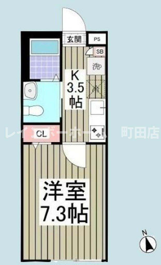クレド橋本※初期費用分割後払いサービス利用可能物件の間取り