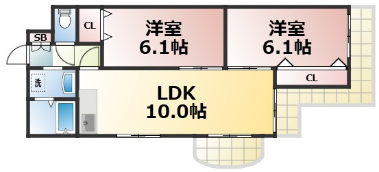 【間取り】 | グレースすわ　仲介手数料無料