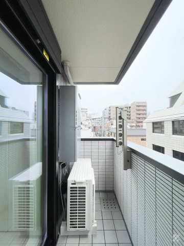 錦邸南麻布のバルコニー