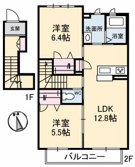 シャーメゾンはなみずき A棟
