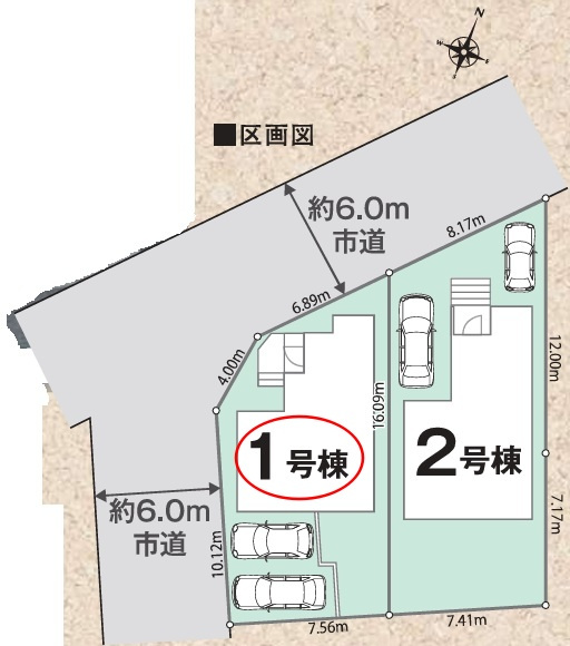 八王子市西寺方町02期の区画図