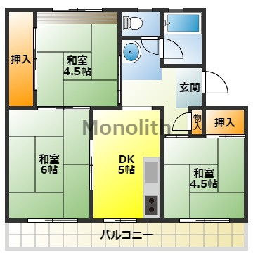 光明台24号棟の間取り