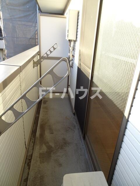 プログレッソ船橋Ⅱのバルコニー