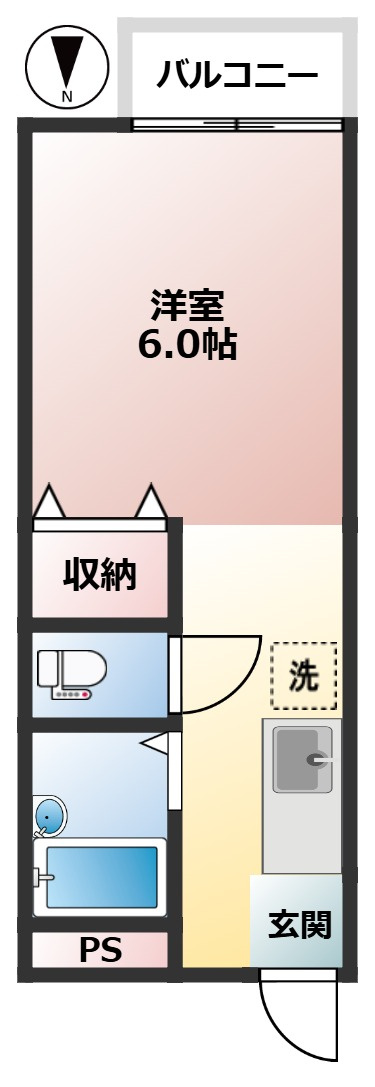 コートハウスI　ペット相談　LUUP　宅配BOX　バイク相談の間取り