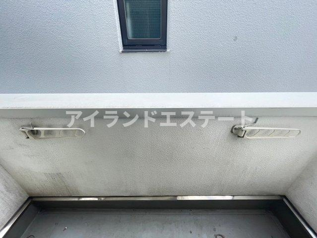 ハウゼ桜新町　デザイナーズ　オートロック　駅近のバルコニー