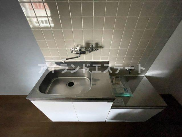 グレイスハイツ　TVドアフォン　角部屋　ディンプルキーのキッチン