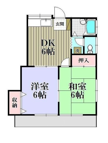 メゾン芝山Ａの間取り