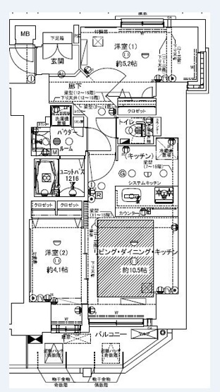 【間取り】 | プレサンス天満橋チエロ