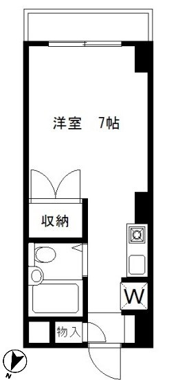 トポス.M.駒沢　駅近　陽当たり良好　オートロックの間取り
