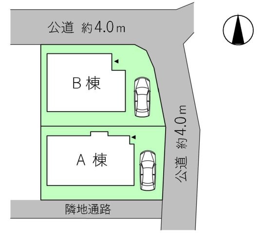 【横浜市泉区下和泉5丁目17-2全2棟新築戸建て】★仲介手数料無料★の区画図