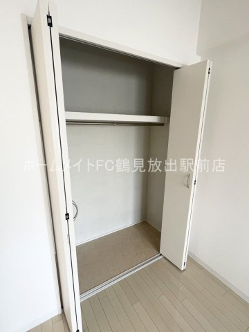 大阪市城東区東中浜４丁目の賃貸マンションの収納