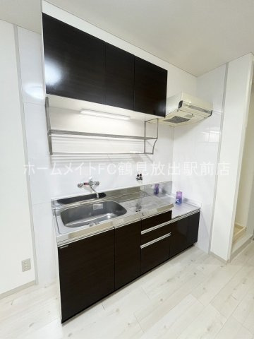 大阪市鶴見区鶴見４丁目の賃貸マンションのキッチン