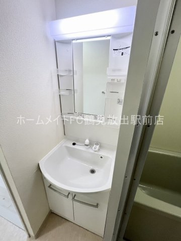 大阪市鶴見区鶴見４丁目の賃貸マンションの独立洗面台