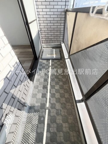 大阪市鶴見区今津南１丁目の賃貸マンションのバルコニー