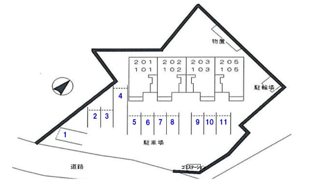メゾン・アルルの区画図